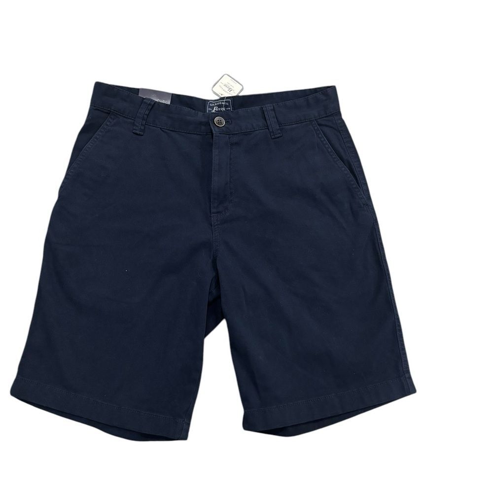 NWT Men’s Navy Blue Stretch Cotton Blend Shorts by G.H. Bass -size 39X 10.5